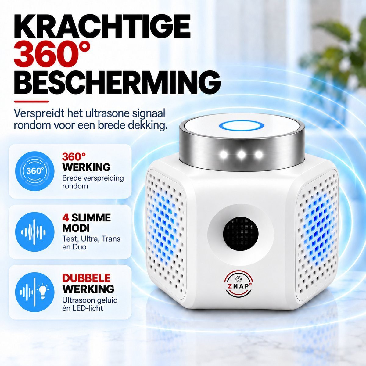 ZnaP® Verjager - Muizenverjager - Afbeelding 9