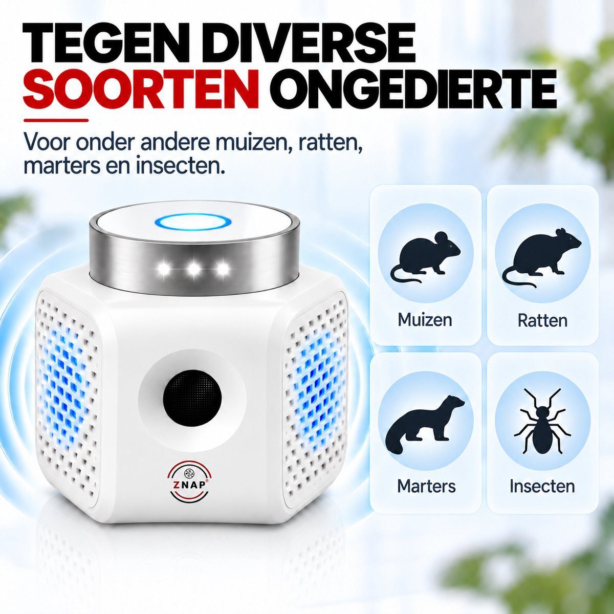 ZnaP® Verjager - Muizenverjager - Afbeelding 6