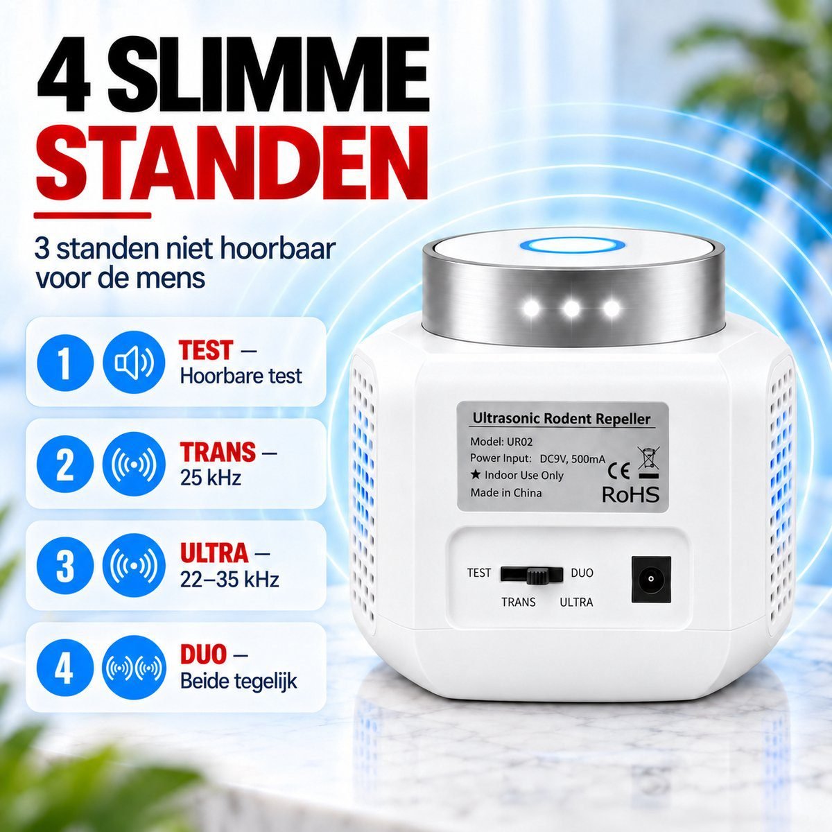 ZnaP® Verjager - Muizenverjager - Afbeelding 3