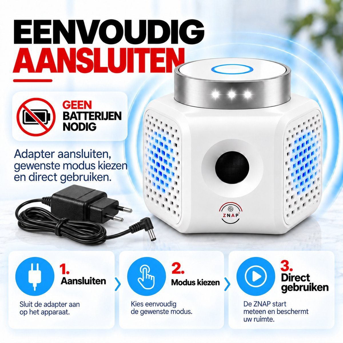 ZnaP® Verjager - Muizenverjager - Afbeelding 2