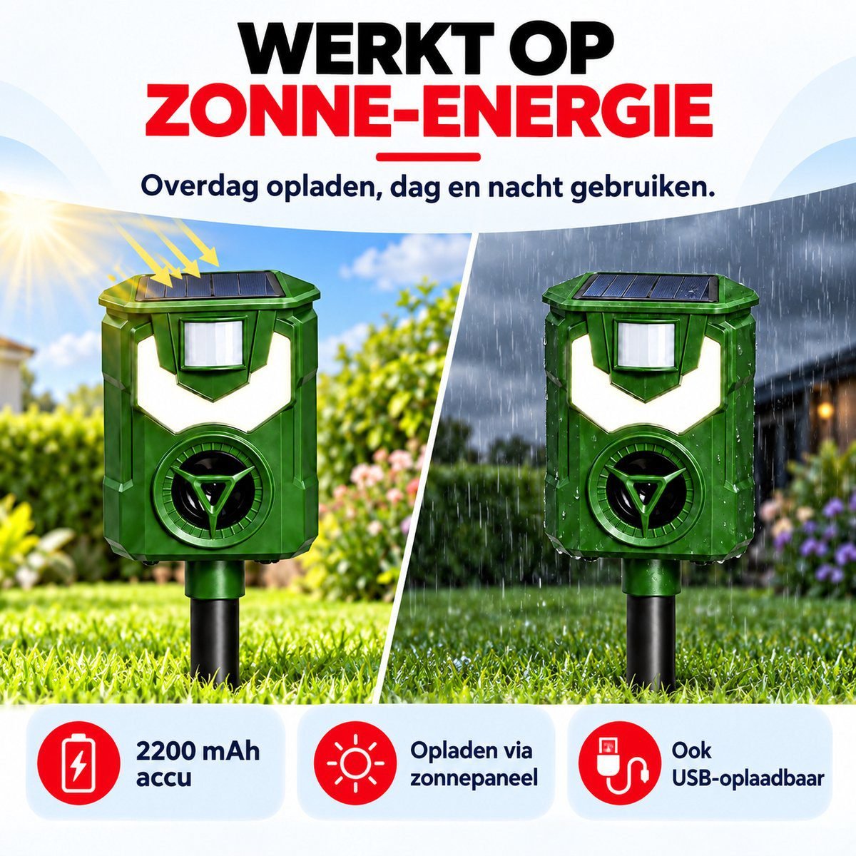 ZnaP Kattenverjager - Verjager - Afbeelding 7